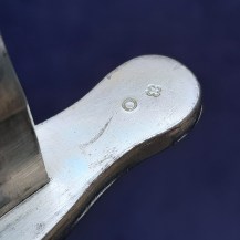 Swiss M1914 Schmidt-Rubin Sawback Bayonet, Early Leather Scabbard 12